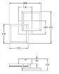 Picture of Plafoniera Doppio Quadrato Nero Led 21w Dimmer Bard Fabas