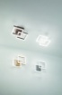 Picture of Lampadario Squadrato da Soffitto Bard Oro Opaco Led Integrato Fabas 