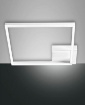 Immagine di Plafoniera Bianca Quadrata 45x45 cm Led 4000k Bard 45x45 cm Fabas