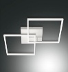 Picture of Grande Plafoniera Bianca Bard Doppio Quadrato Led 4000k Dimmer Fabas