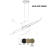 Immagine di Lampadario A Sospensione Moderno Led 69w 3000k Tornado 80cm Top Light