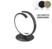 Immagine di Abatjour Da Comodino Moderna Led Design Curvo 12w 3000k-4000k Tornado Top Light