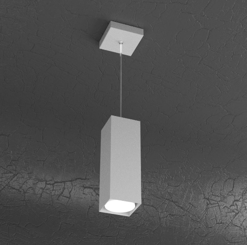 Immagine di Lampadario Parallelepipedo Per Isola Cucina Moderna Led Gx53 1129 S25 Top Light