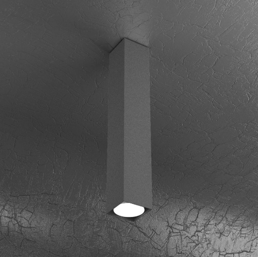 Picture of Faretto Squadrato Da Soffitto Led Gx53 Parallelepipedo 50cm Top Light Plate 1129 PL50