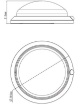 Immagine di Plafoniera Rotonda Bianca con Sensore Movimento Armilla IP44 Fabas