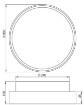 Immagine di Plafoniera per Esterno Sensore di Movimento Led Policarbonato Bianco Ø30 cm Hatton IP65 Fabas