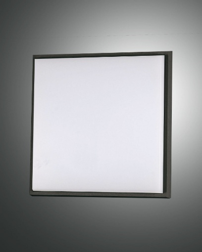 Immagine di Plafoniera per Esterno Led 23w Bordo Nero 24x24 cm Desdy IP54 Fabas 