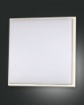 Immagine di Plafoniera Bianca Quadrata 30x30 cm IP54 Bagno Led 30w Desdy Fabas 