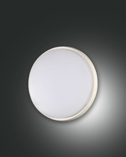 Immagine di Lampada da Soffitto Bianca Led 10w Olly Ø18 cm IP54 Fabas