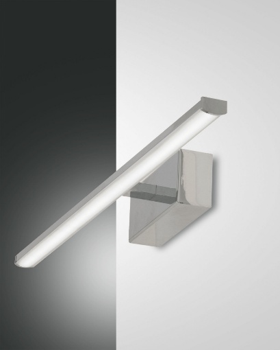 Immagine di Applique Cromo Illuminazione Specchio Bagno Nala Led L.50 cm IP44 Fabas 