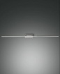 Immagine di Grande Lampada Cromo da Specchio Lineare Led 20w Nala L.109 cm Fabas