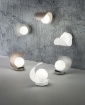 Picture of Applique Led Argento con Piccola Sfera Vetro Luminosa Adria Fabas 