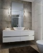 Picture of Applique Decorativa Bagno Fascia Led Metallo Bianco IP44 Levanto Fabas