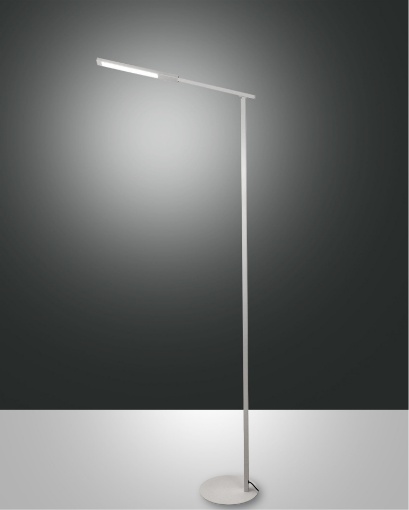 Immagine di Piantana Alluminio Bianco per Studio Diffusore Led CCT Flessibile Ideal Fabas 