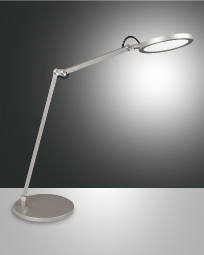 Immagine di Lampada Studio con Braccio Flessibile e Spot Led Orientabile Regina Alluminio Fabas 