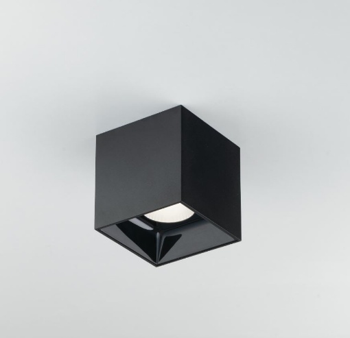 Immagine di Faretto Cubo Da Soffitto Nero Mig Q20 Led 20w 45° Intec Light