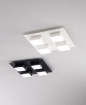 Immagine di Lampada Bianca da Soffitto 4 Faretti Spot Led 48w Lucas Fabas 