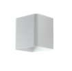 Immagine di Applique Cubo Bianco Led CCT Biemissione Per Interno Esterno Biome IP54 Intec Light