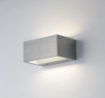 Immagine di Applique Rettangolare Per Esterno Twin Nichel 14 cm Led CCT 12w IP54 Intec Light