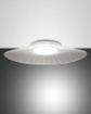 Immagine di Lampada a Soffitto Bianca Design Trama Intrecciata Led 40w Vela Bianca Fabas 