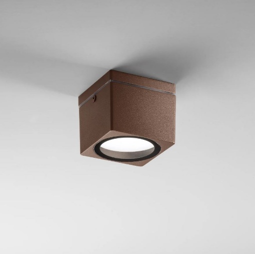 Immagine di Faretto Da Esterno Cubo Per Soffitto Led Gx53 Senza Incasso IP54 Tower Q1 Intec Light