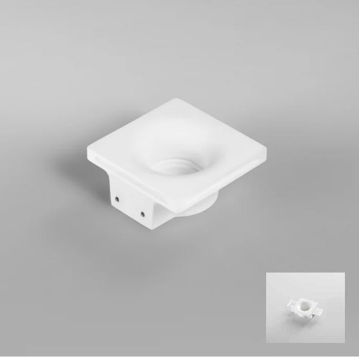 Immagine di Faretto Gesso Incasso A Scomparsa Per Controsoffitto 8x8cm GU10 Mini Senso Intec Light