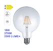 Immagine di Lampadina Led Globo G125 E27 16W 2700K 2300 Lumen Filamento Trasparente