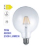 Immagine di Lampadina A Led Globo G125 E27 16W 4000K 2300 Lumen Vetro Trasparente