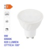 Picture of Lampadina GU10 LED 9W 6500k Luce Bianca Fredda 820 Lumen Ottica 100°