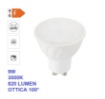 Picture of Lampadina GU10 LED 9w 3000k Luce Calda Ottica 100° 820 Lumen