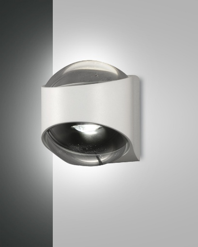 Immagine di Lampada Bianca da Parete per Esterno Sfera Biemissione Led Remy IP65 Fabas