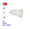 Immagine di Lampadina GU10 Mini LED 4w 4000k Luce Naturale Ottica 60°