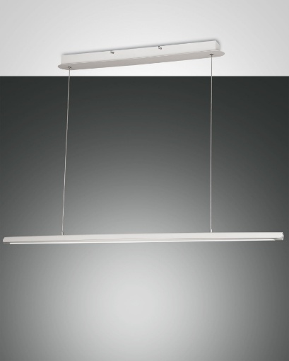 Picture of Sospensione Tubolare Illuminazione Sciavnia Luce Led Sopra e Sotto L.110 cm Mason Bianca Fabas