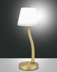 Picture of Abat-Jour Led Touch Metallo Ottone e Paralume Vetro Soffiato Ibla Fabas 