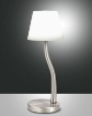 Picture of Abat-Jour Led Touch Metallo Nickel e Paralume Vetro Soffiato Ibla Fabas