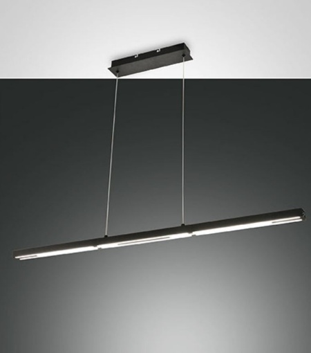 Immagine di Lampadario Nero per Studio Bacchetta Led 40w Ling Fabas 