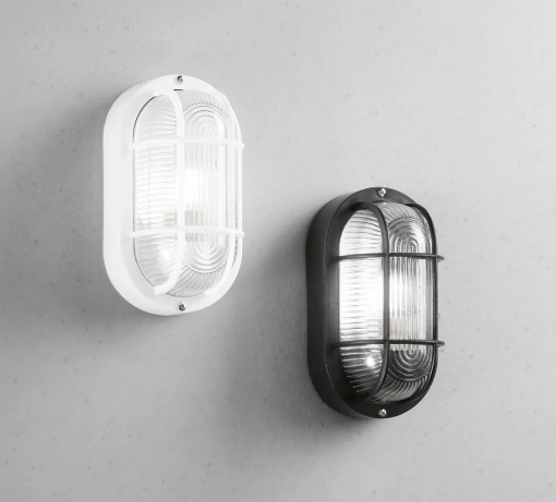 Immagine di Lampada Ovale Da Parete Soffitto Per Esterni IP54 Turtle Intec Light