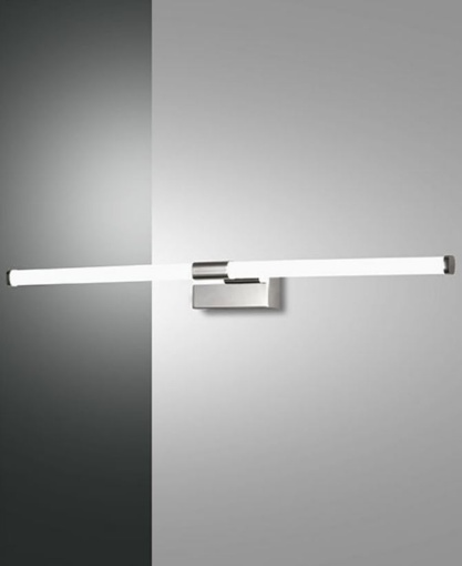 Immagine di Lampada Cromo Tubolare da Specchio Bagno IP44 Led 14w Ago L.61,5 cm Fabas