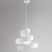 Immagine di Sospensione Moderna Vortice Bianco Helix 1xE27 Be Light