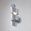 Immagine di Applique Parete Design Ricciolo Grigio Helix Be Light