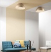 Immagine di Plafoniera Moderna Ciotola Effetto Legno Led CCT 30w Coco Fan Europe