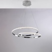 Immagine di Sospensione Led 60w Malena Cromo Design Moderno per Salotto Be Light 