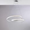 Immagine di Lampadario Moderno Design Spirale Led 60w Malena Bianco Be Light 