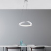 Immagine di Lampadario Design Triangolare Led 32w Anna Bianco Be Light