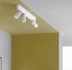 Immagine di Lampada Binario Con Faretti GU10 Da Soffitto Doppia Illuminazione Led CCT Oriented Fan