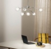 Immagine di Lampadario Cromato Da Salotto Con Sfere Vetro 6 Luci Blog Fan Europe