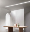 Immagine di Profilo Alluminio 2 mt Da Parete Soffitto Per Strip Led Con Kit Diffusore Loop Intec Light