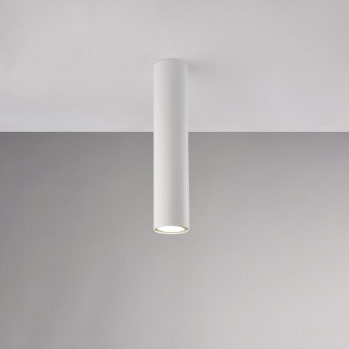 Immagine di Plafone Soffitto Cilindro GU10 Metallo Bianco Dag Be Light