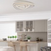 Immagine di Plafoniera Design Triangolo Bianco Led CCT Sarah Be Light