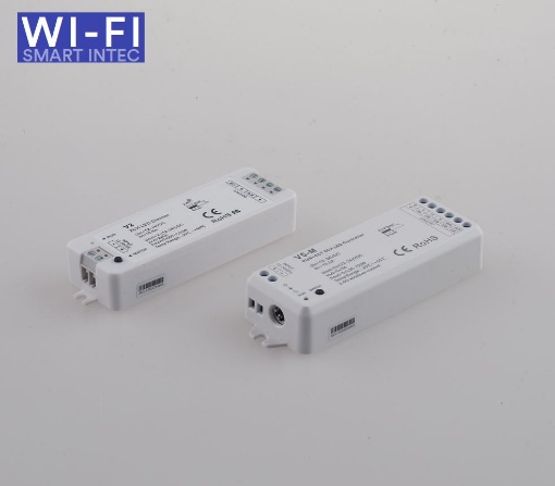 Immagine di Ricevitore Wi-fi e RF2.4G 5 Canali Input 15.5A 12-24V Output 5CH 3A/CH